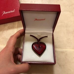 Baccarat heart pendant 🥰